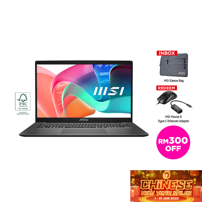 MSI Modern 14 F13MG 029 Business and Productivity Laptops