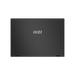 MSI Embossed logo at the back cover of the laptop