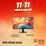 MSI PRO MP251 E14A 24.5" FHD 144Hz IPS Business & Productivity Monitor