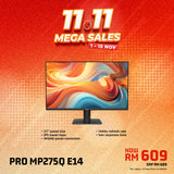 MSI PRO MP275Q E14 27" IPS WQHD 144Hz Business & Productivity Monitor