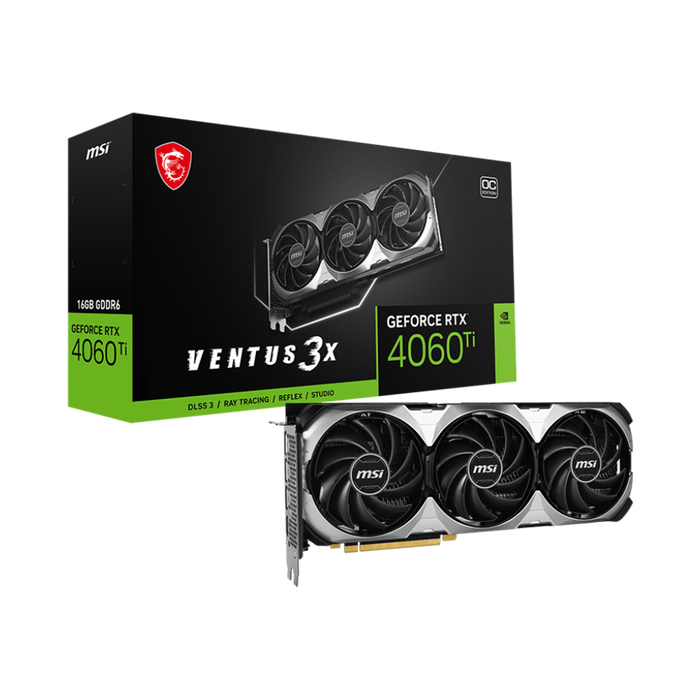 MSI GeForce RTX™ 4060 Ti Ventus 3X 16G