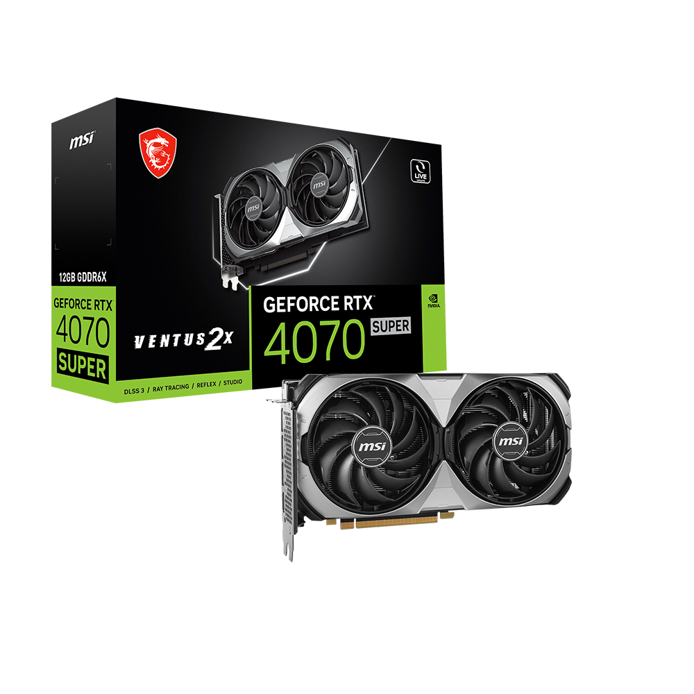 NVIDIA GeForce RTX 4070 Super Ventus 2X OC 12GB GDDR6X Graphic