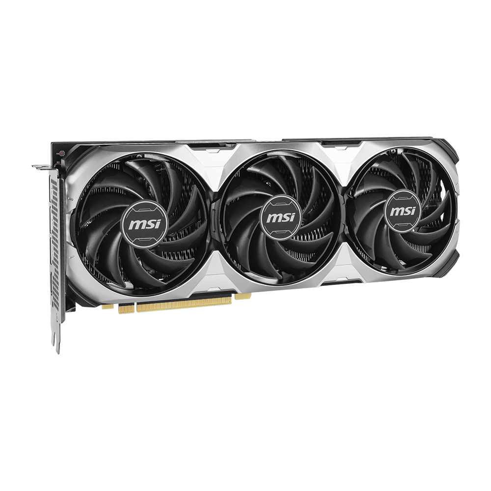 MSI GeForce RTX 4070 Super Ventus 3X OC: 12GB GDDR6X, 2505 MHz, DP x3, HDMI x1 (4K@120Hz, 8K@60Hz), Triple Fan, TORX Fan 4.0, Zero Frozr.