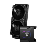 The MEG CORELIQUID S Series liquid cooler provides out of box support for LGA 1700 with a 2.4 inch IPS Display.