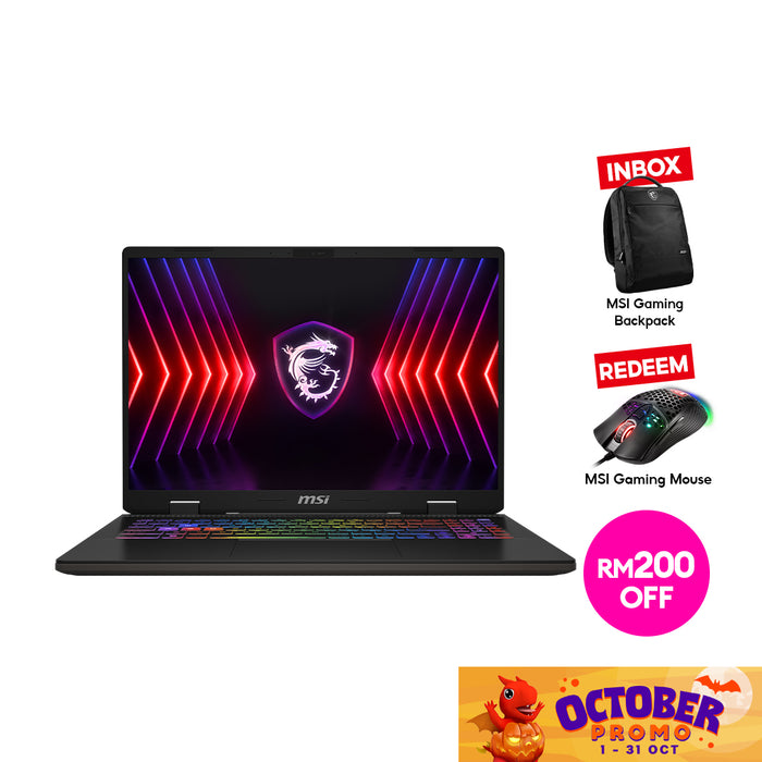 MSI Sword 16 HX B14VFKG 627 Gaming Laptop