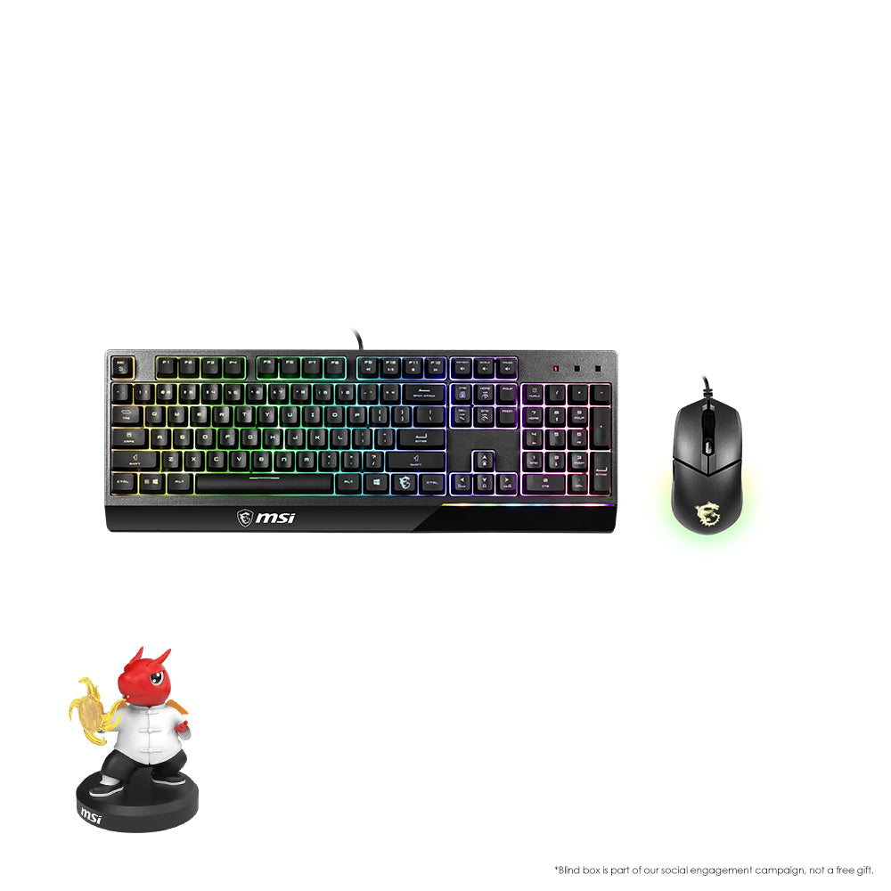 MSI VIGOR Combo GK30 Gaming Keyboard Black | Powered by MSI – MSI