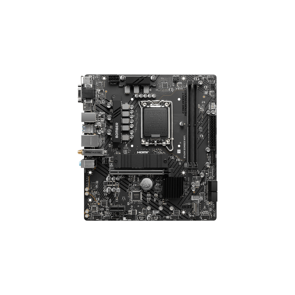 MSI B760M Bomber Wifi Motherboard (mATX)