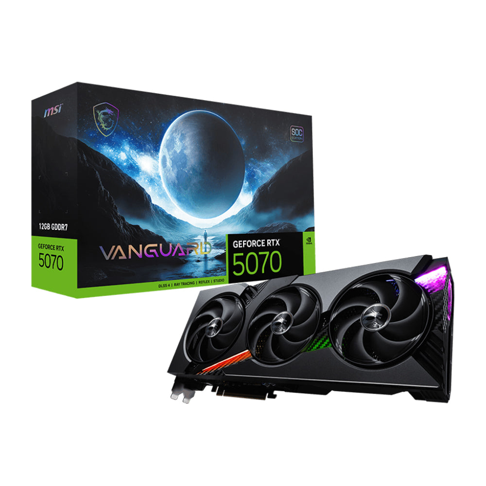 MSI GeForce RTX™ 5070 12G Vanguard SOC 12GB GDDR7 Graphics Card