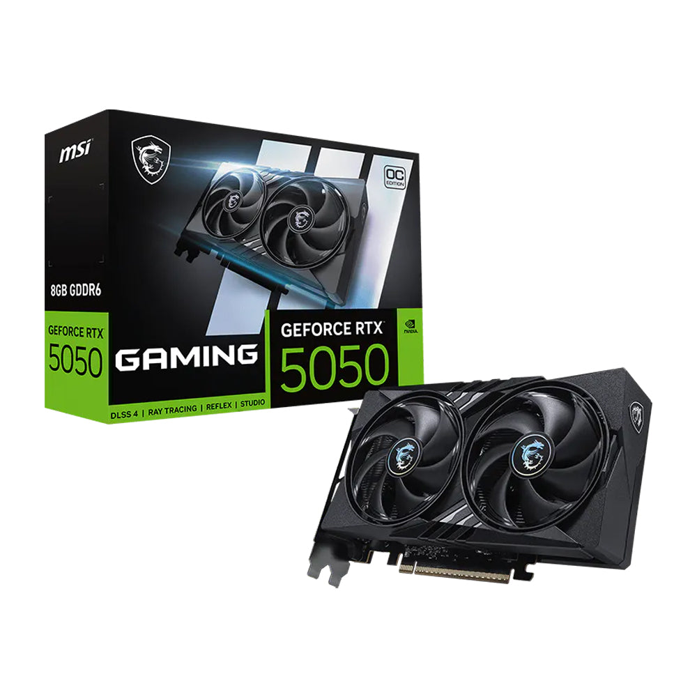 MSI GeForce RTX™ 5050 8G Gaming OC 8GB GDDR6 Graphics Card (50 Series)