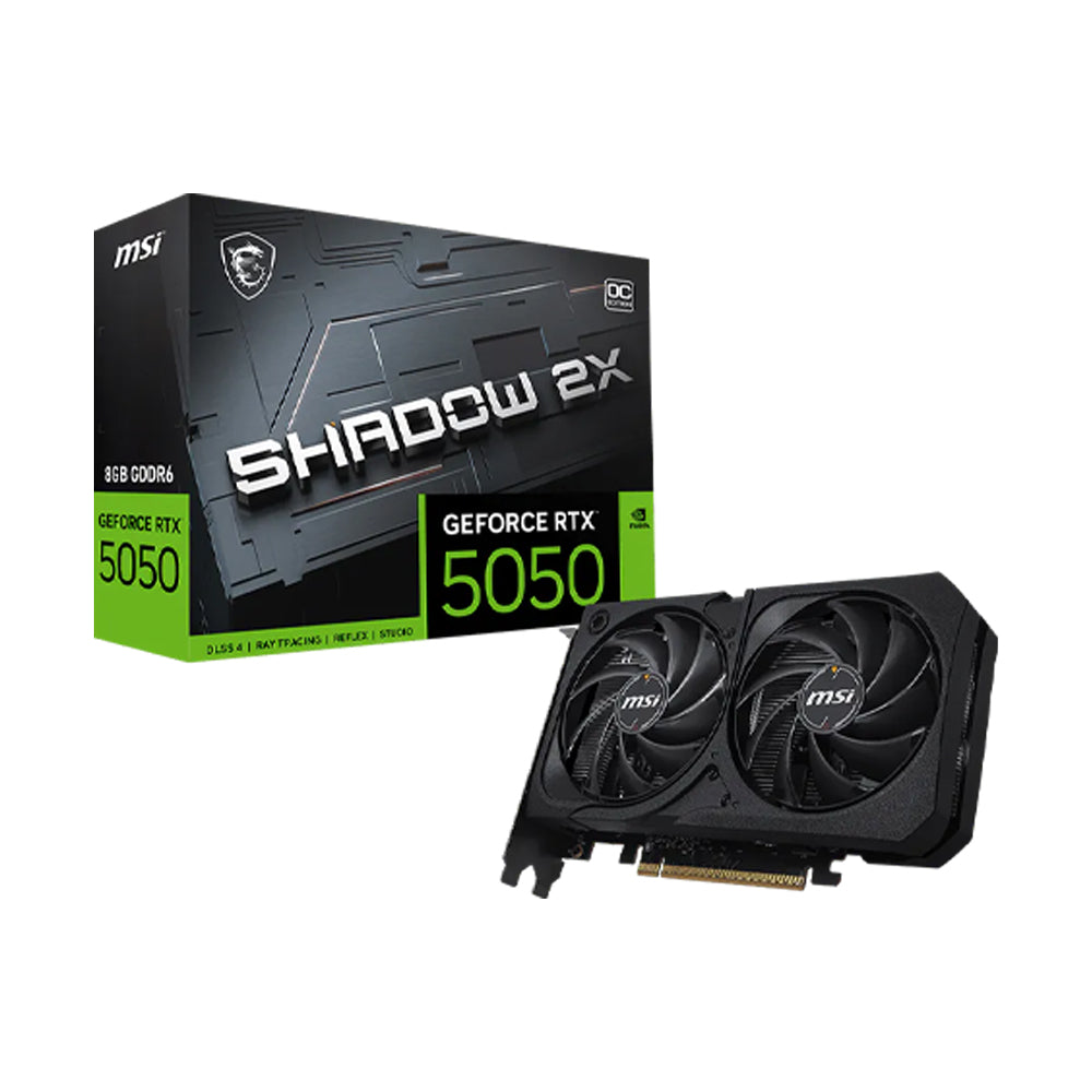 新品未開封MSI GeForce RTX 5050 8GB GDDR6 MSI GeForce RTX™ 5050 8G Shadow 2X OC 8GB GDDR6 Graphics Card (50