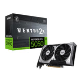 MSI GeForce RTX™ 5050 8G Ventus 2X OC 8GB GDDR6 Graphics Card (50 Series)