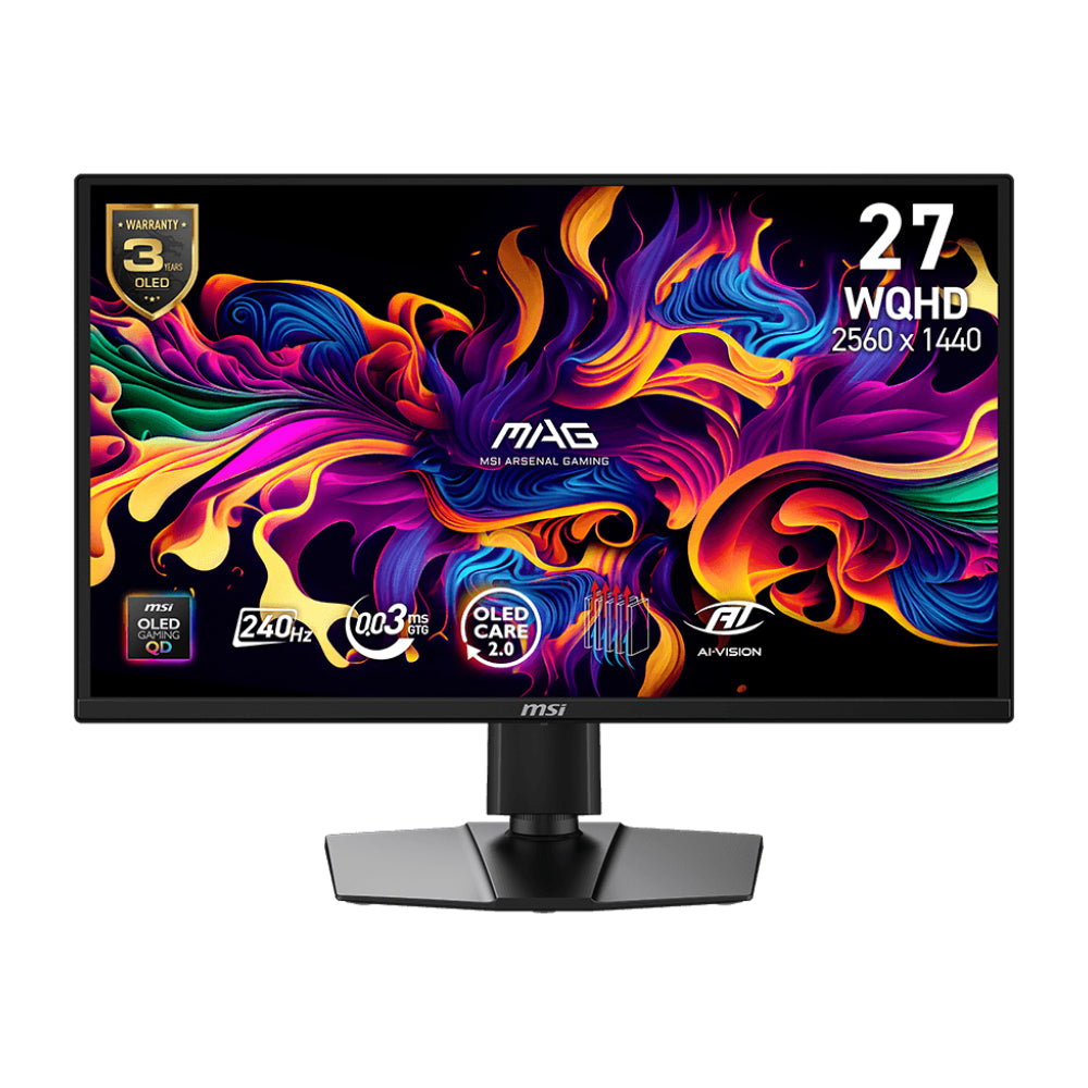 MSI MAG 272QP QD-OLED X24 26.5" QHD 240Hz QD-OLED Gaming Monitor