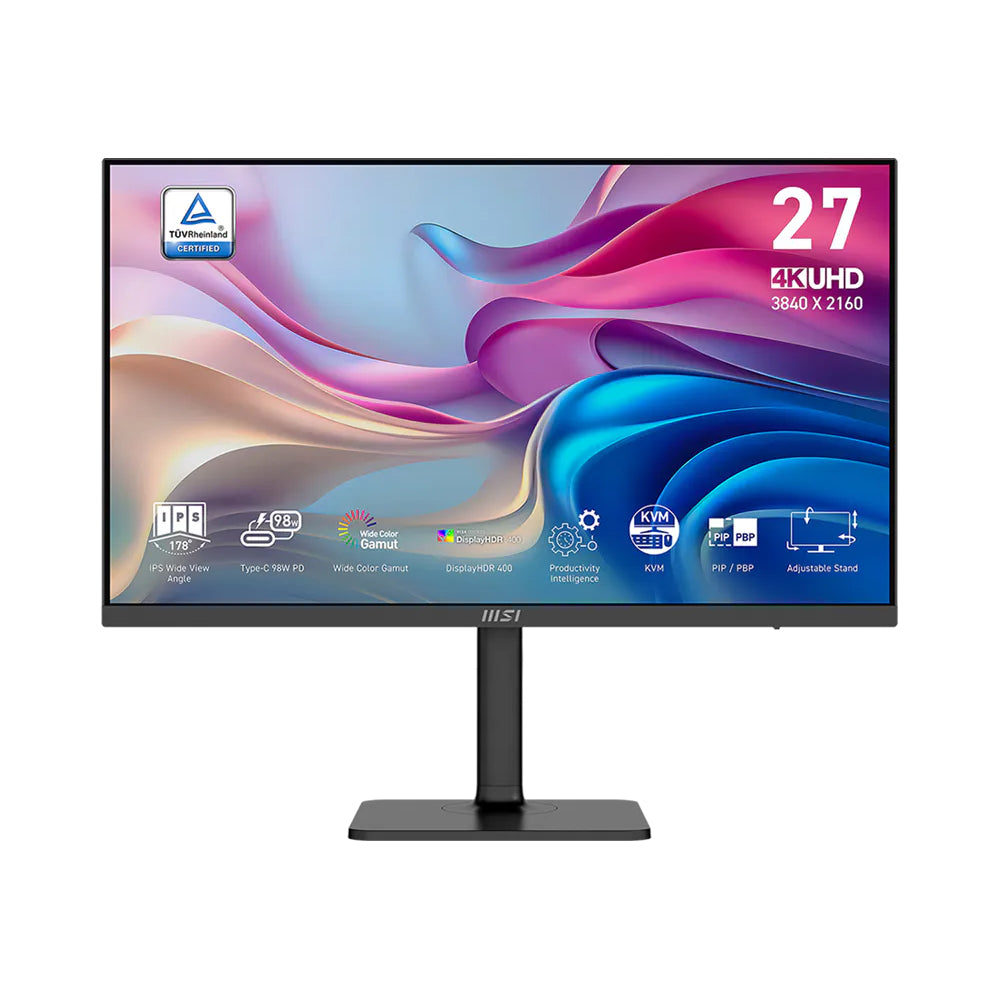 MSI Modern MD272UPHG 27" 4K UHD 60Hz IPS Business & Productivity Monitor
