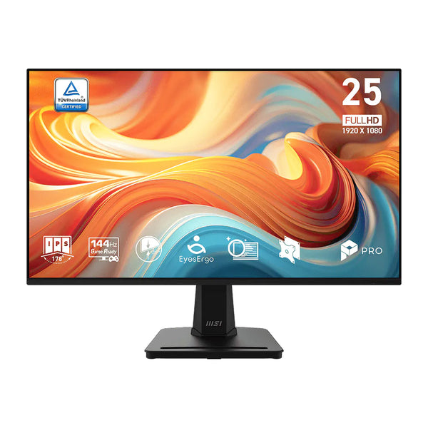 MSI PRO MP251 E14L 24.5" IPS FHD 144Hz Business & Productivity Monitor