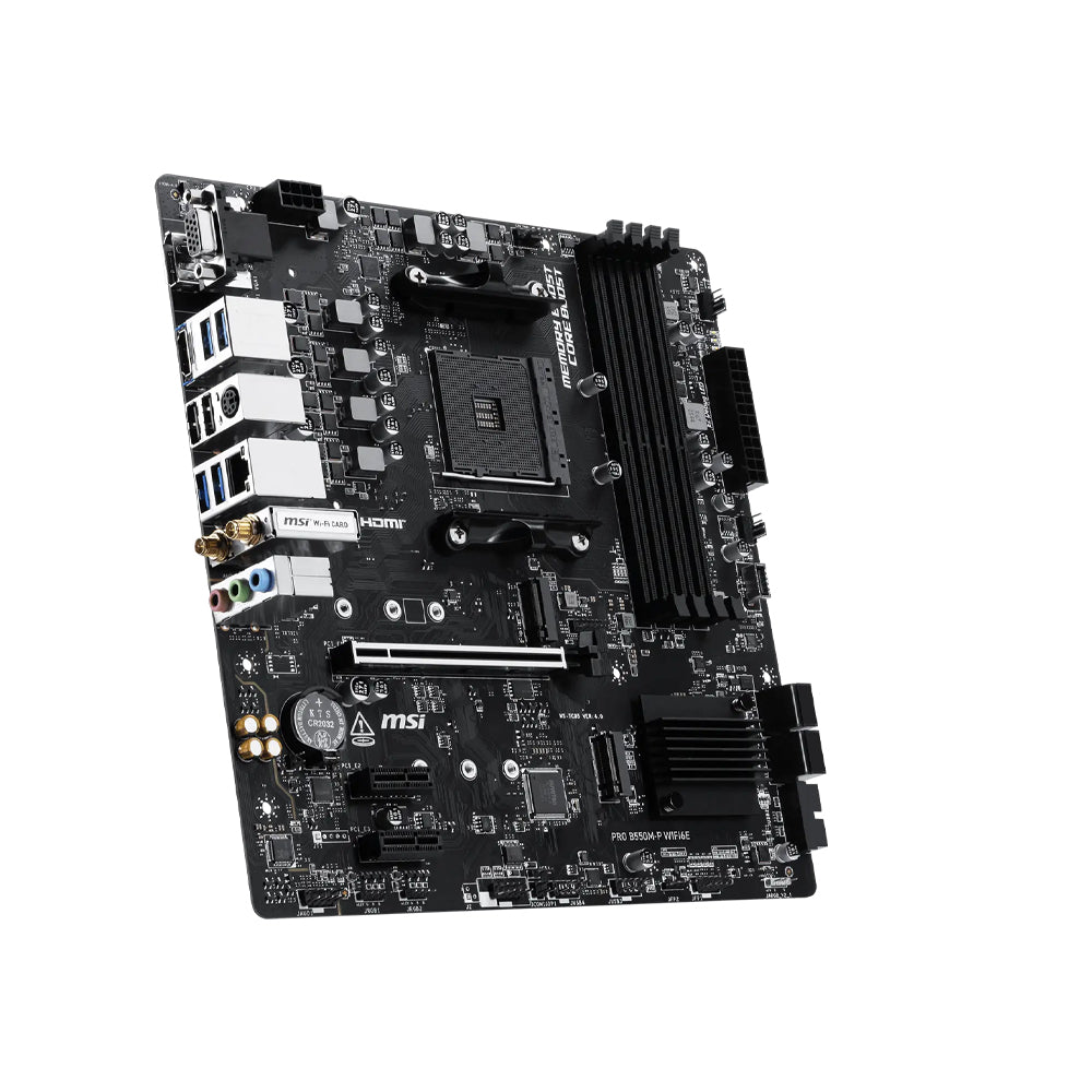 MSI PRO B550M-P Wifi6E Motherboard (mATX)