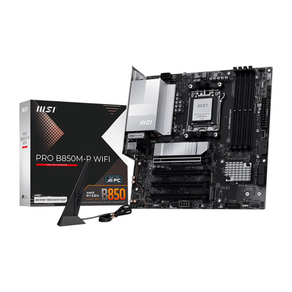 MSI PRO B850M-P Wifi Motherboard (mATX)