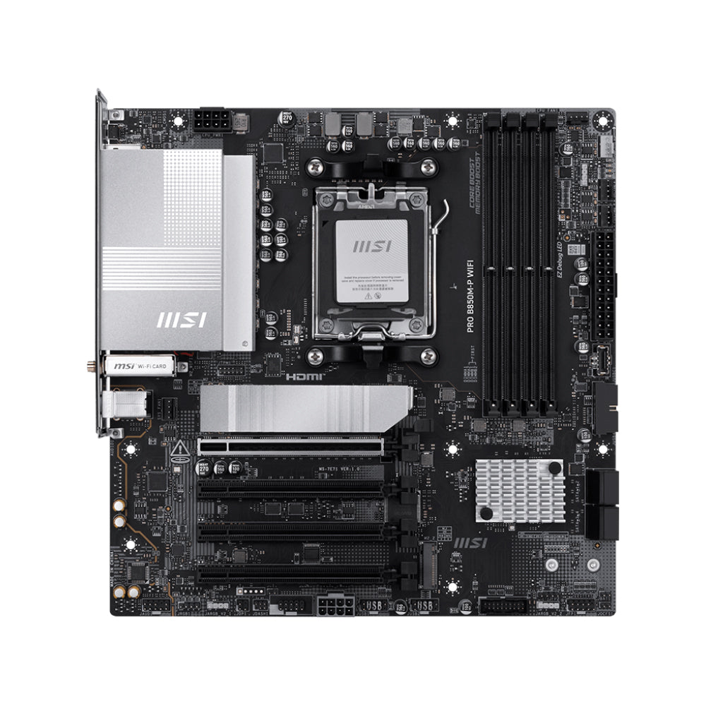 MSI PRO B850M-P Wifi Motherboard (mATX)
