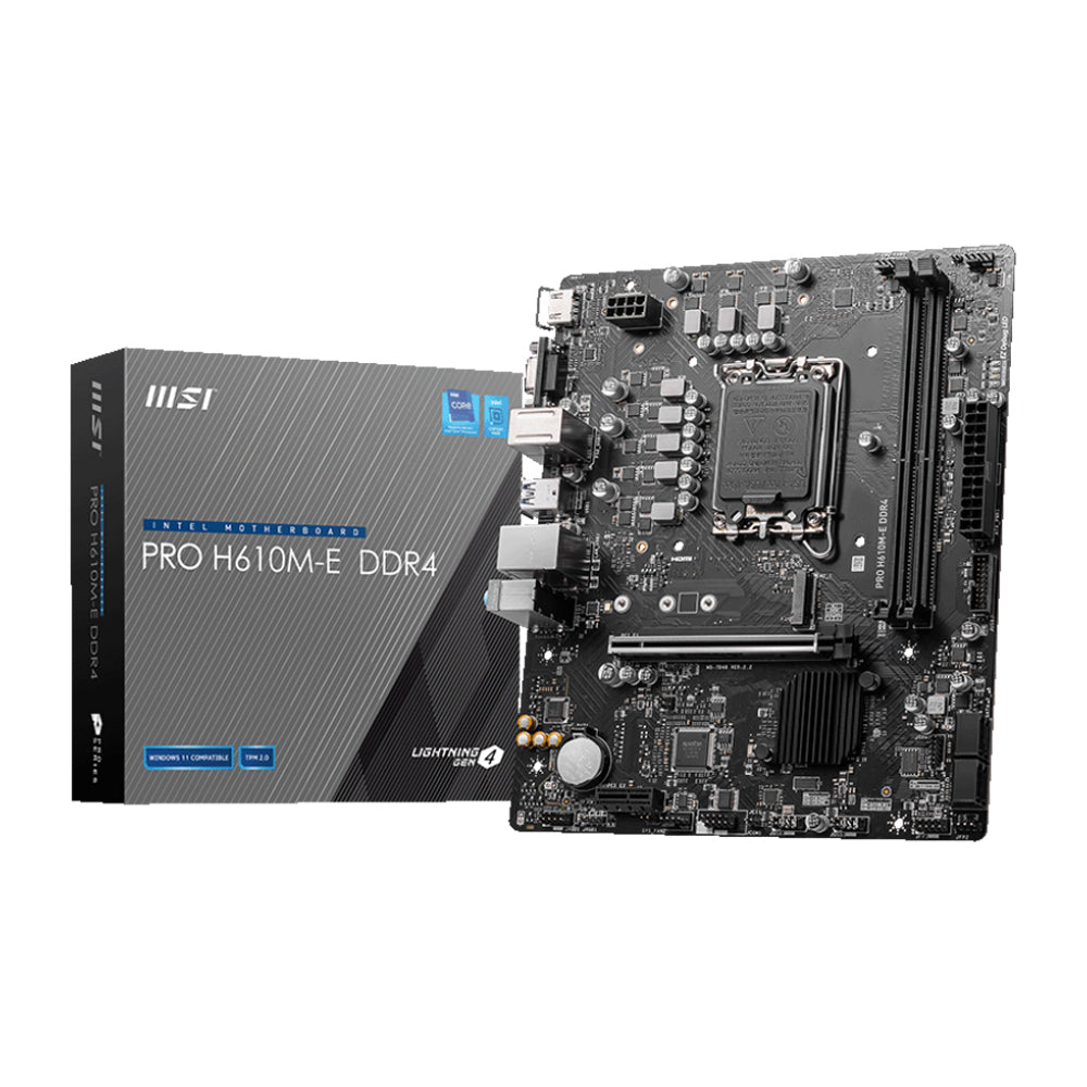 MSI PRO H610M-E Motherboard (mATX)