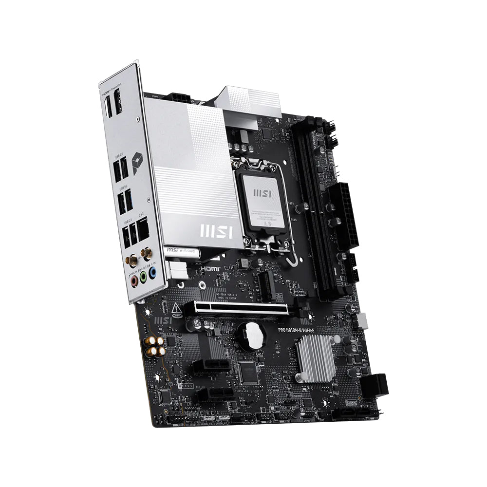 MSI PRO H810M-B Wifi6E Motherboard (mATX)