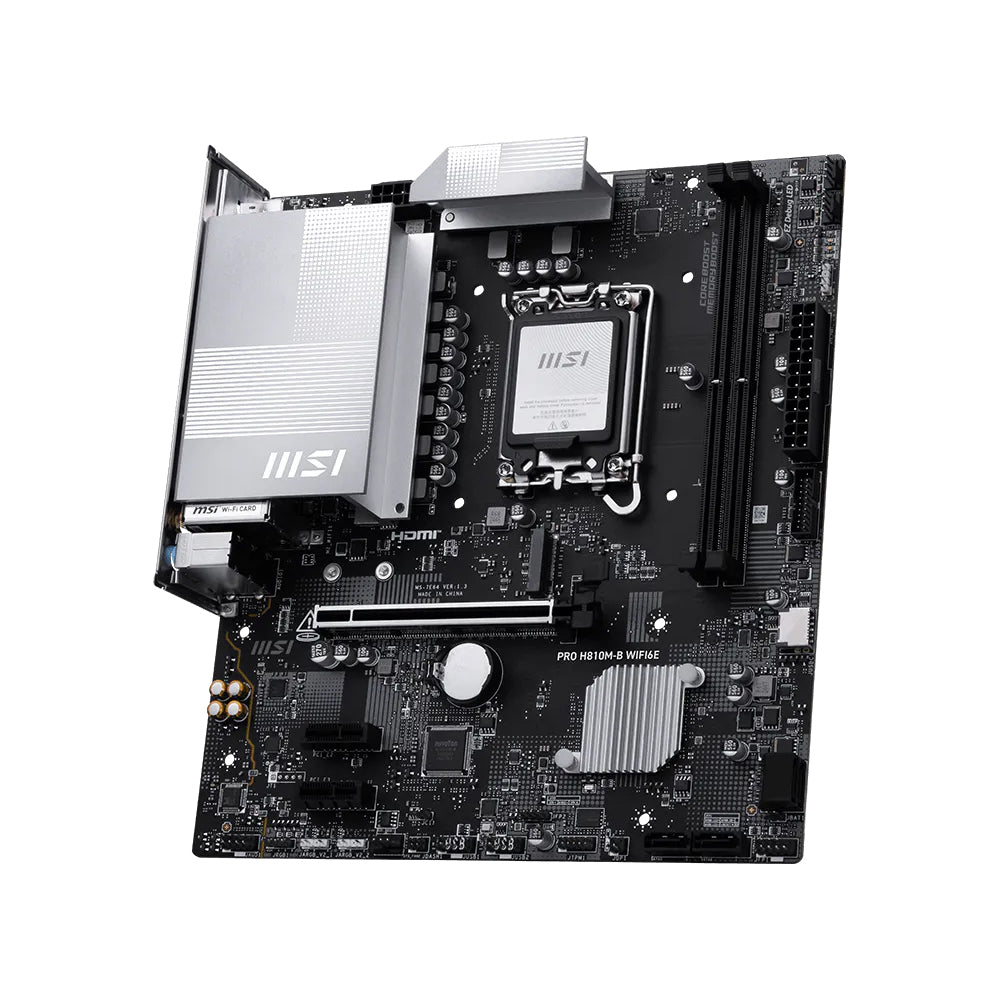 MSI PRO H810M-B Wifi6E Motherboard (mATX)