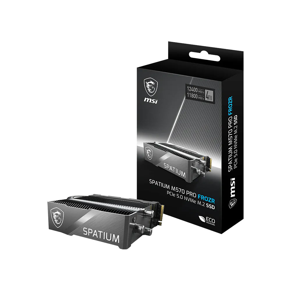 MSI Spatium M570 Pro PCIe 5.0 NVME M.2 FROZR SSD