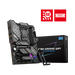 Z790 Gaming Wifi ATX Gaming motherboard with its packaging box displayed on a black background.