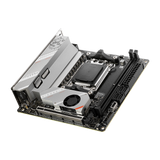 AMD Ryzen™ 8000/7000 Series, DDR5 up to 7200+MHz, PCIe 4.0, Lightning Gen 4 x4 M.2, 2.5G LAN, Wi-Fi 6E, and AUDIO BOOST 5 for immersive gaming.