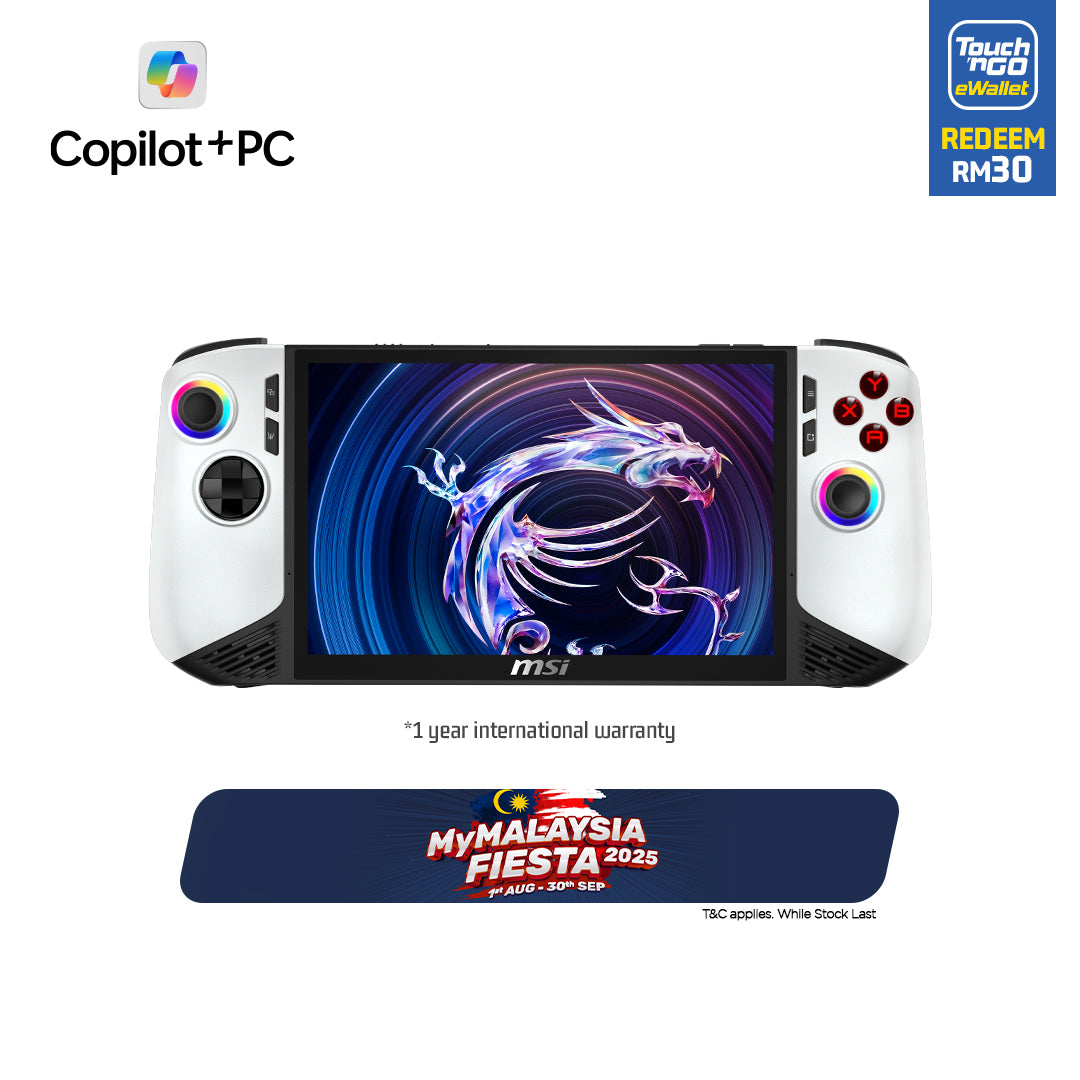 MSI Claw 8 AI+ Polar Tempest Edition A2VM 075 Gaming Handheld