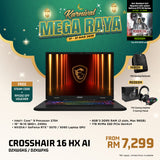 MSI Crosshair 16 HX AI D2XWFKG 020 Gaming Laptop [NVIDIA® GeForce RTX™ 5060 Laptop GPU]