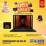 MSI Crosshair 16 HX AI D2XWFKG 020 Gaming Laptop