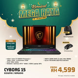 MSI Cyborg 15 B2RWEKG 225 Gaming Laptop [NVIDIA® GeForce RTX™ 5050 Laptop GPU]