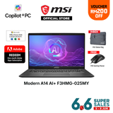 [Online Exclusive] MSI Modern A14 AI+ F3HMG 025 Business and Productivity Laptop