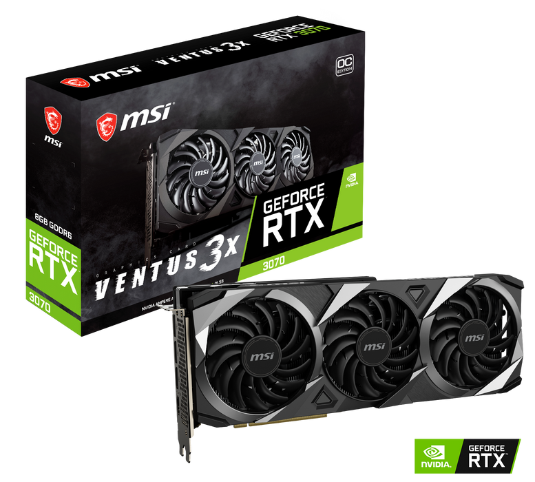 MSI GeForce RTX™ 3070 VENTUS 3X 8G OC