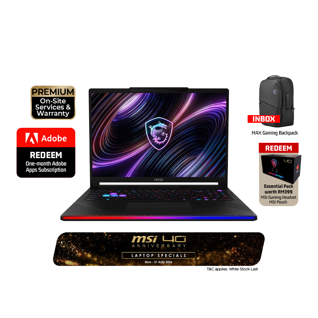 MSI Raider 16 Max HX B2WI-081MY Gaming Laptop