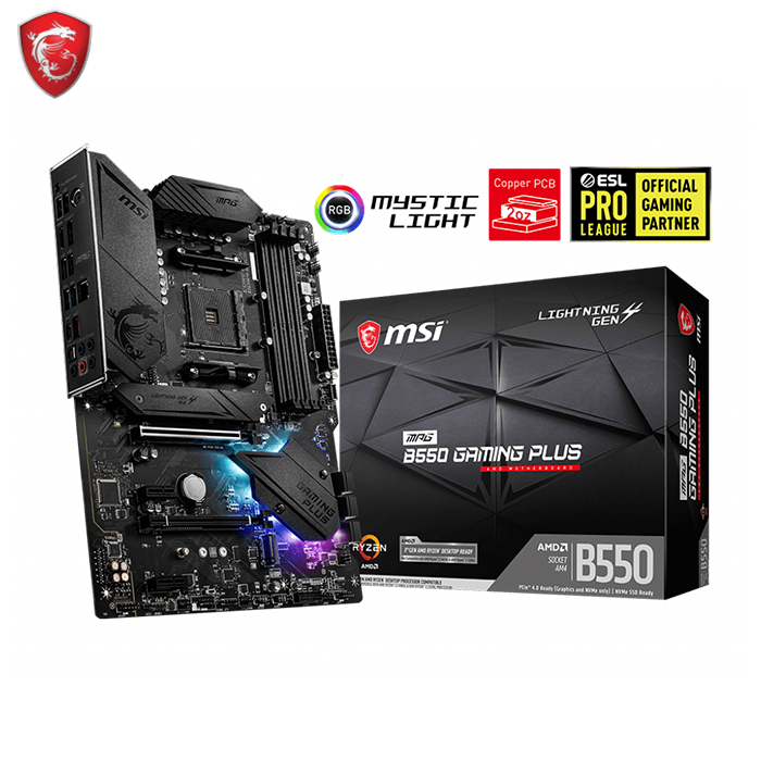 MSI MPG B550 GAMING PLUS (ATX) Powered by MSI – MSI Store Malaysia