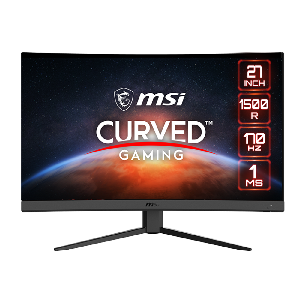 MSI Optix G27CQ4 E2 27 inch 170Hz Curved Gaming Monitor | Powered MSI Optix G27CQ4 E2 27 inch 170Hz Curved Gaming Monitor | Powered