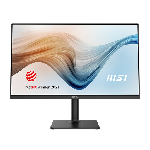 27 inch frameless IPS monitor, 1920 x 1080 resolution, 75Hz refresh, ergonomic stand, Type-C display, built-in speakers.