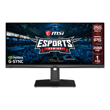 29.5 inch Gaming Monitor: 2560x1080, 200Hz IPS, 1ms response time, 300nits, NVIDIA G-Sync compatible